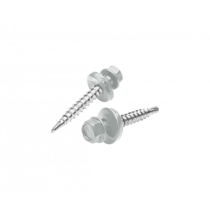 Pozinkovaný šroub farmářský  - Pozink lakovaný  - Lehce šedá  -  Obrázek