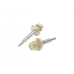 Pozinkovaný šroub farmářský  - Pozink lakovaný  - Slonová kost  -  Obrázek 1