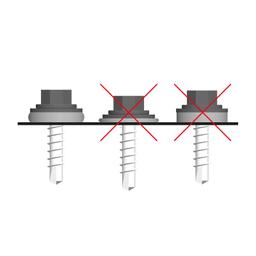 Pozinkovaný šroub samovrtný GT5  - Pozink lakovaný  - Testa di Moro  -  Obrázek 3