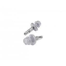 Pozinkovaný šroub samovrtný GT5  - Pozink lakovaný  - Bílo hliníková  -  Obrázek 1