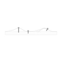 Pozinkovaný šroub samovrtný GT12  - Pozink lakovaný  - Intenzivní černá  -  Obrázek 4