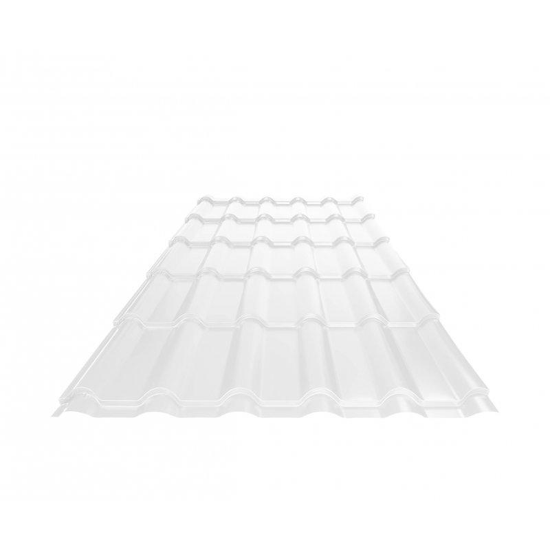 Střešní krytina UNI 2  - Hliník lakovaný  - Bílá  -  Obrázek