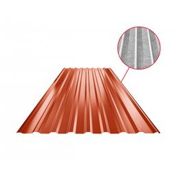 Trapéz střešní TR 18A SQ (sound – aqua)  - Pozink lakovaný  - Rally červená  -  Obrázek 1