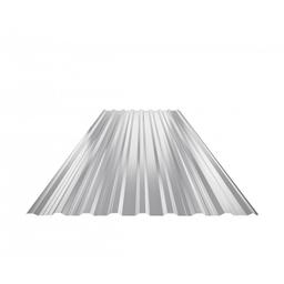 Trapéz střešní s prolisem TR 18A+  - Pozink lakovaný  - Bílo hliníková  -  Obrázek 1