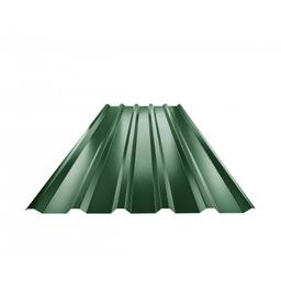 Trapéz střešní TR 35A  - Pozink lakovaný  - Mechově zelená  -  Obrázek 1