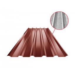 Trapéz střešní TR 35A SQ (sound – aqua)  - Pozink lakovaný  - Ocelově červená  -  Obrázek 1