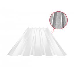 Trapéz střešní TR 35A SQ (sound – aqua)  - Pozink lakovaný  - Šedo bílá  -  Obrázek 1