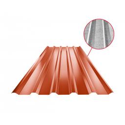 Trapéz střešní TR 35A SQ (sound – aqua)  - Pozink lakovaný  - Rally červená  -  Obrázek 1