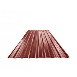 Trapéz fasádní s prolisem TR 18B+  - Pozink lakovaný  - Ocelově červená  -  Obrázek 1