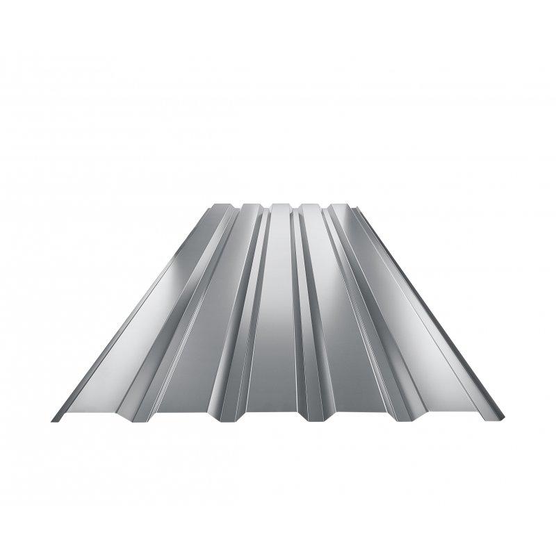 Trapéz fasádní TR 35B  - Pozink lakovaný  - Prachově šedá  -  Obrázek