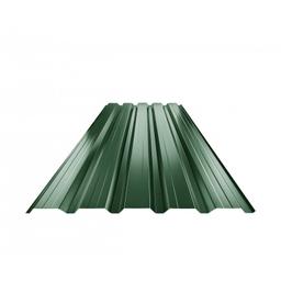 Trapéz fasádní s prolisem TR 35B+  - Pozink lakovaný  - Mechově zelená  -  Obrázek 1