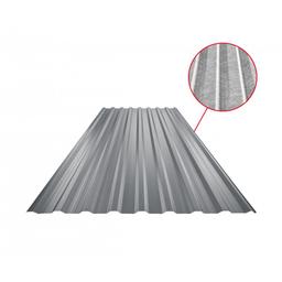 Trapéz střešní s prolisem TR 18A+ SQ (sound – aqua)  - Pozink lakovaný
MATT  - Prachově šedá MATT  -  Obrázek 1