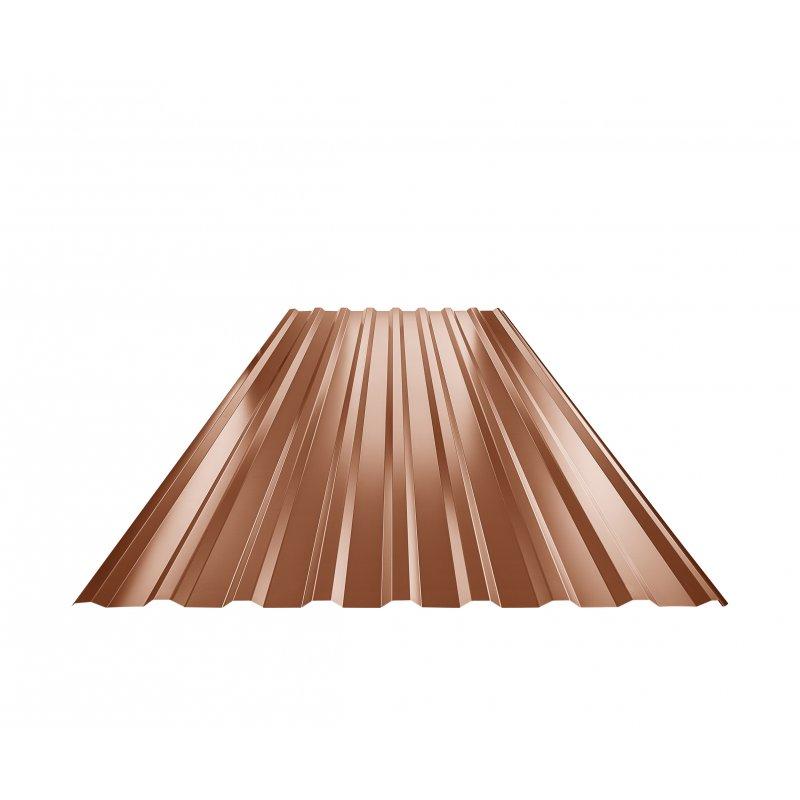 Trapéz střešní TR 18A  - Pozink lakovaný
MARCEGAGLIA  - Měděno hnědá  -  Obrázek