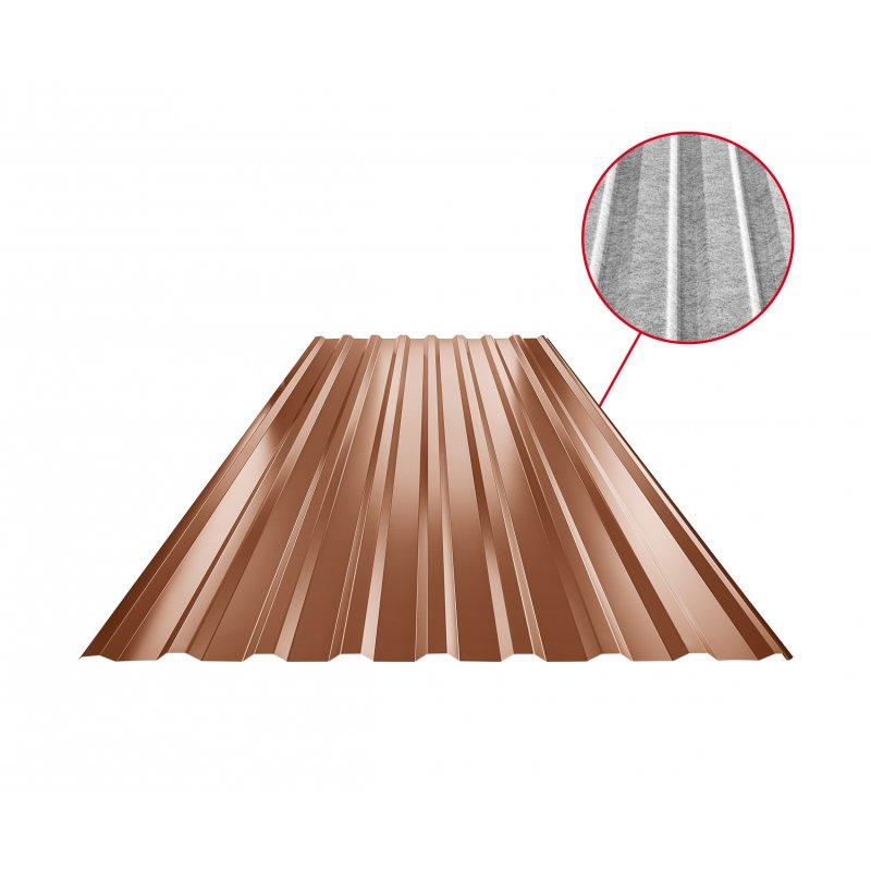 Trapéz střešní TR 18A SQ (sound – aqua)  - Pozink lakovaný
MARCEGAGLIA  - Měděno hnědá  -  Obrázek