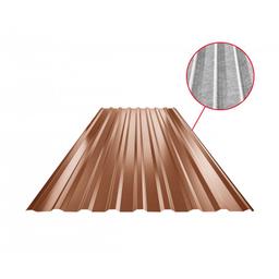 Trapéz střešní TR 18A SQ (sound – aqua)  - Pozink lakovaný
MARCEGAGLIA  - Měděno hnědá  -  Obrázek 1