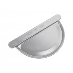 Čelo žlabové  - Pozink lakovaný  - Bílo hliníková  -  Obrázek 1