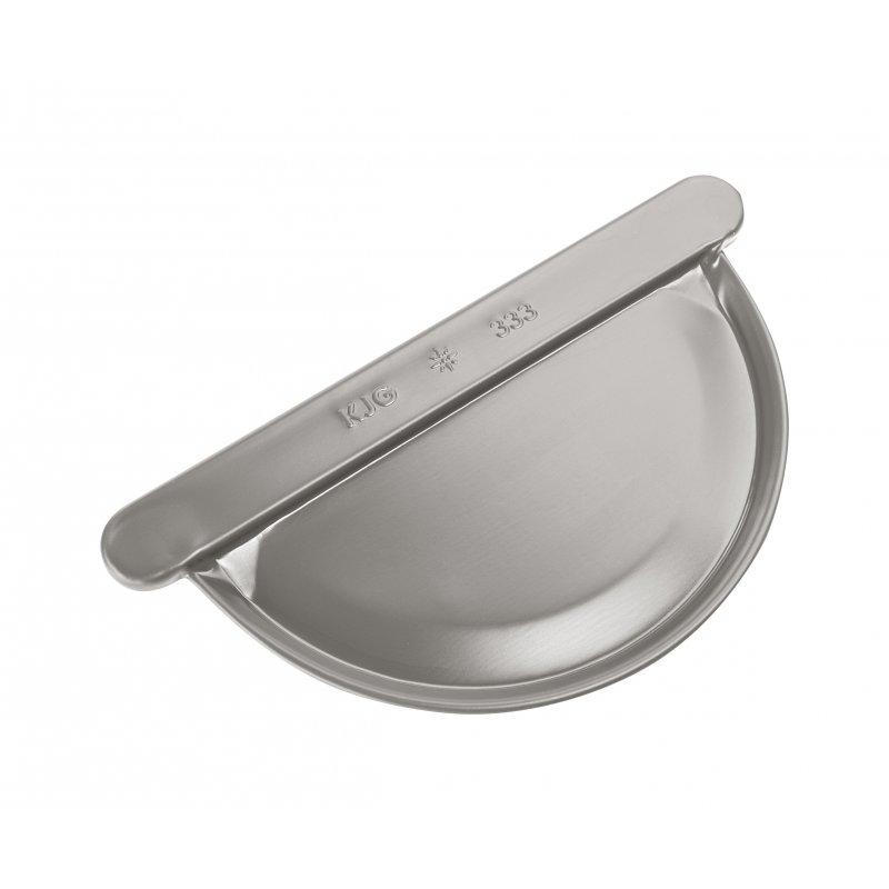 Čelo žlabové  - Pozink lakovaný  - Bílo hliníková tmavá – P.20  -  Obrázek