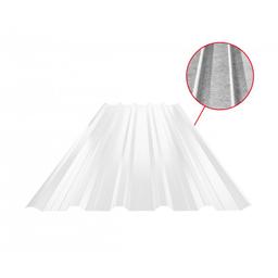 Trapéz střešní s prolisem TR 35A+ SQ (sound – aqua)  - Pozink lakovaný
MARCEGAGLIA  - Bílá  -  Obrázek 1