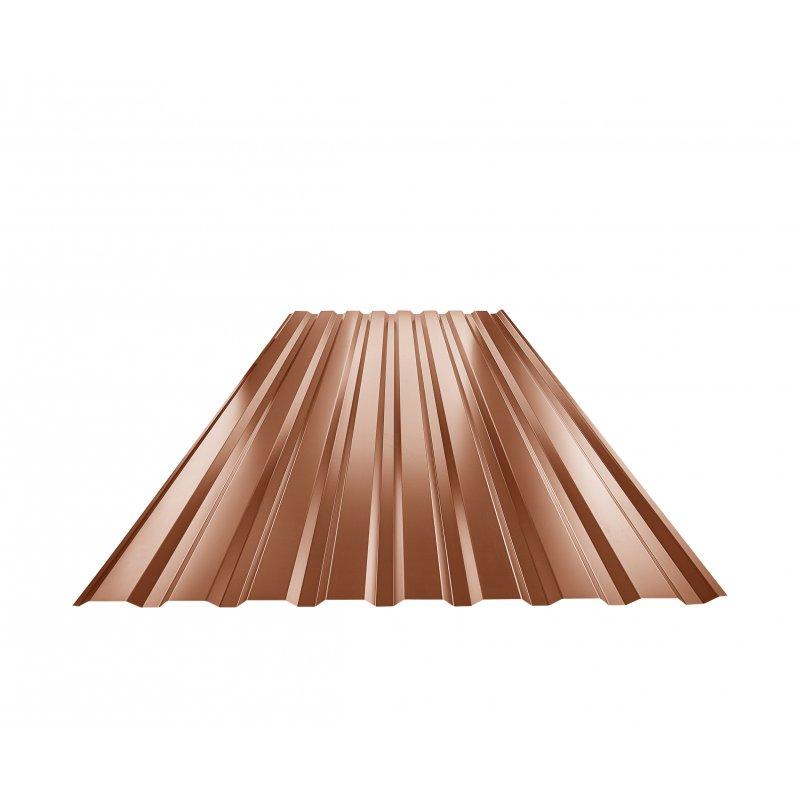 Trapéz fasádní TR 18B  - Pozink lakovaný
MARCEGAGLIA  - Měděno hnědá  -  Obrázek