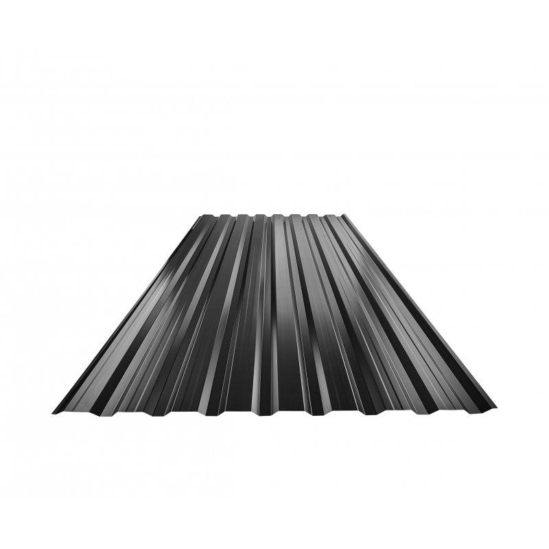 Trapéz fasádní s prolisem TR 18B+  - Pozink lakovaný
MARCEGAGLIA  - Intenzivní černá  -  Obrázek