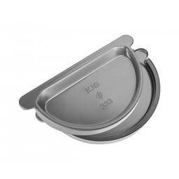 Čelo žlabové s těsněním  - Pozink lakovaný  - Antracit  -  Obrázek 1