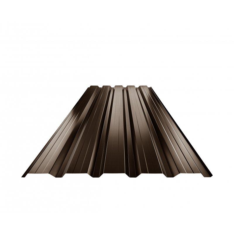 Trapéz fasádní s prolisem TR 35B+  - Pozink lakovaný
MARCEGAGLIA  - Tmavě hnědá ČOKO  -  Obrázek