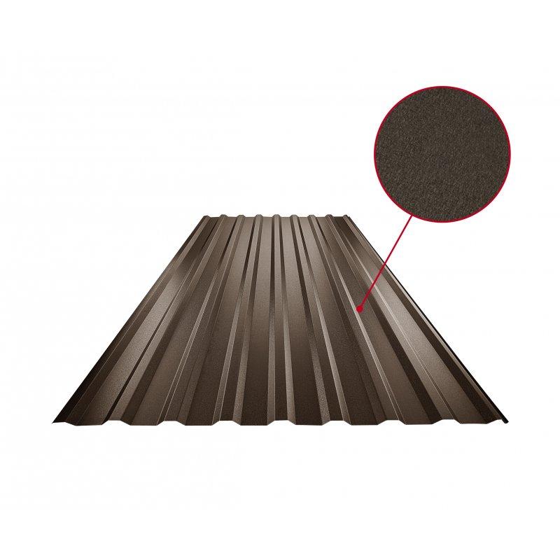 Trapéz střešní TR 18A  - Pozink lakovaný
MATT MARCEGAGLIA  - Testa di Moro MATT  -  Obrázek