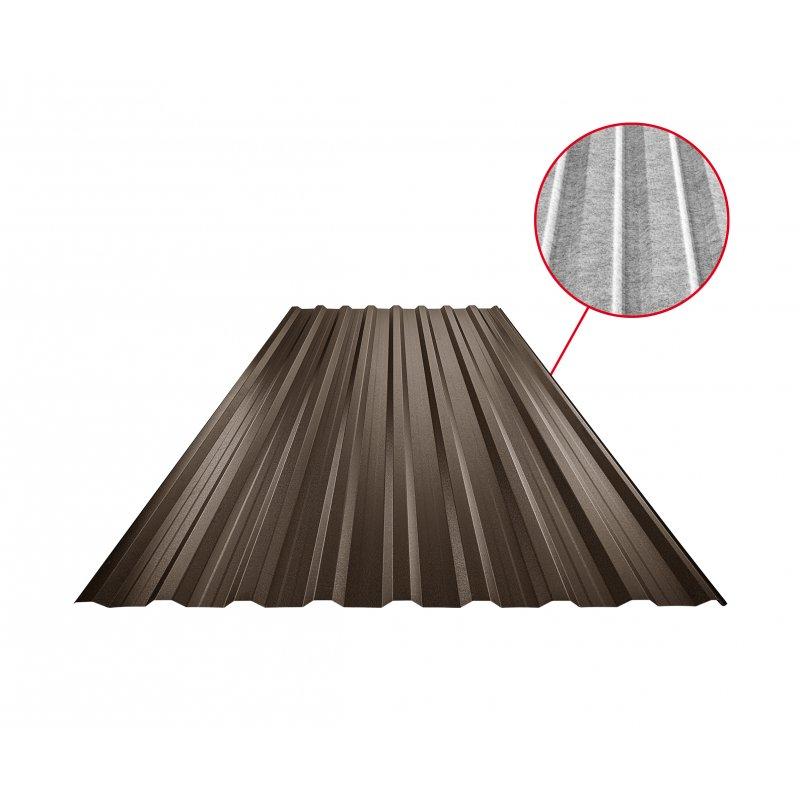 Trapéz střešní s prolisem TR 18A+ SQ (sound – aqua)  - Pozink lakovaný
MATT MARCEGAGLIA  - Testa di Moro MATT  -  Obrázek