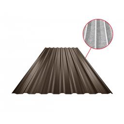 Trapéz střešní s prolisem TR 18A+ SQ (sound – aqua)  - Pozink lakovaný
MATT MARCEGAGLIA  - Testa di Moro MATT  -  Obrázek 1