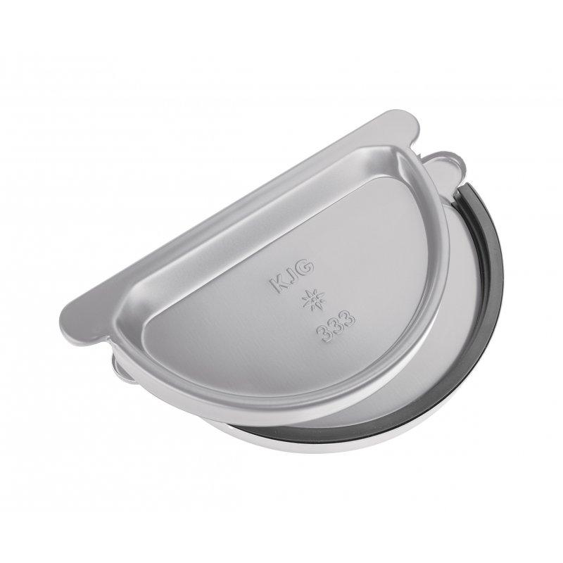 Čelo žlabové s těsněním  - Pozink lakovaný  - Bílo hliníková  -  Obrázek