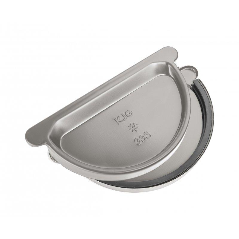 Čelo žlabové s těsněním  - Pozink lakovaný  - Bílo hliníková tmavá – P.20  -  Obrázek