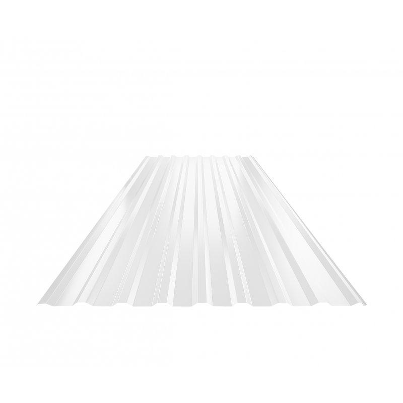 Trapéz střešní TR 18A  - Hliník lakovaný  - Bílá  -  Obrázek