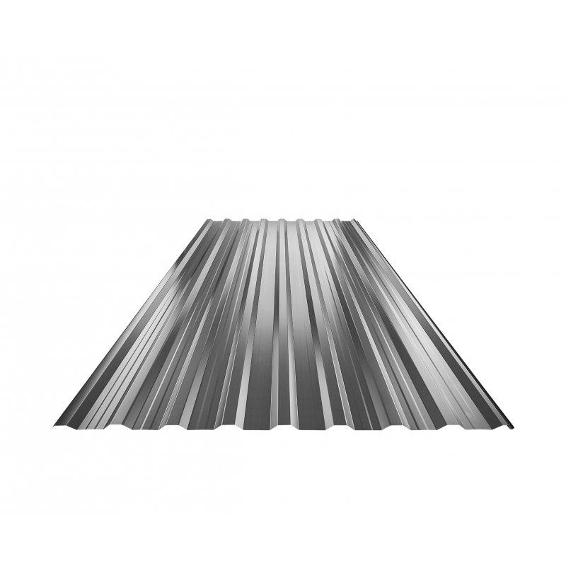 Trapéz střešní s prolisem TR 18A+  - Hliník lakovaný  - Antracit  -  Obrázek