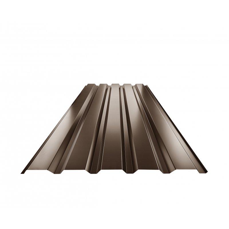 Trapéz fasádní TR 35B  - Hliník lakovaný  - Testa di Moro  -  Obrázek