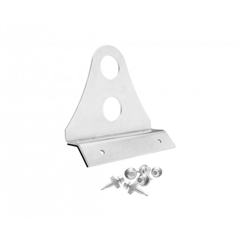 Držák na trapéz 2-dírový  - Hliník  - Natur  -  Obrázek