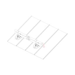 Krytka trubky zachytávače sněhu  - Hliník lakovaný  - Testa di Moro  -  Obrázek 7