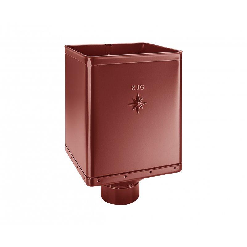 Sběrný kotlík DESIGN  - Pozink lakovaný  - Ocelově červená  -  Obrázek