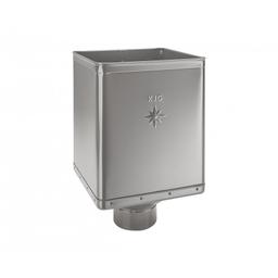 Sběrný kotlík DESIGN - Pozink lakovaný - Bílo hliníková tmavá – P.20 - Obrázek 1