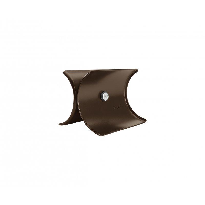 Rozrážeč ledu zachytávače sněhu pro falzovanou krytinu  - Hliník lakovaný  - Testa di Moro  -  Obrázek