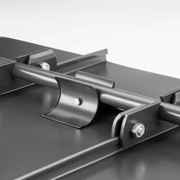 Rozrážeč ledu zachytávače sněhu pro falzovanou krytinu  - Hliník lakovaný  - Testa di Moro  -  Obrázek 2