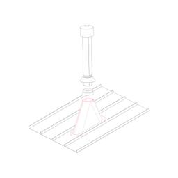 Podstavec větracího komína  - Hliník lakovaný
W.15  - Bílo hliníková W.15  -  Obrázek 3