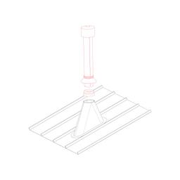 Větrací komín + EPDM - Hliník lakovaný
W.15 - Mechově zelená W.15 - Obrázek 3