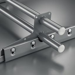 Sněhový zachytávač dvouděrový  - Pozink lakovaný  - Testa di Moro  -  Obrázek 3