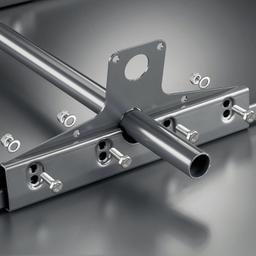 Sněhový zachytávač dvouděrový  - Pozink lakovaný  - Bílo hliníková  -  Obrázek 2