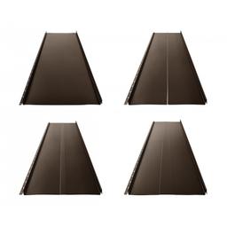 Střešní panel CLICK 205 P, R, T25, T58  - Pozink lakovaný  - Testa di Moro  -  Obrázek 1