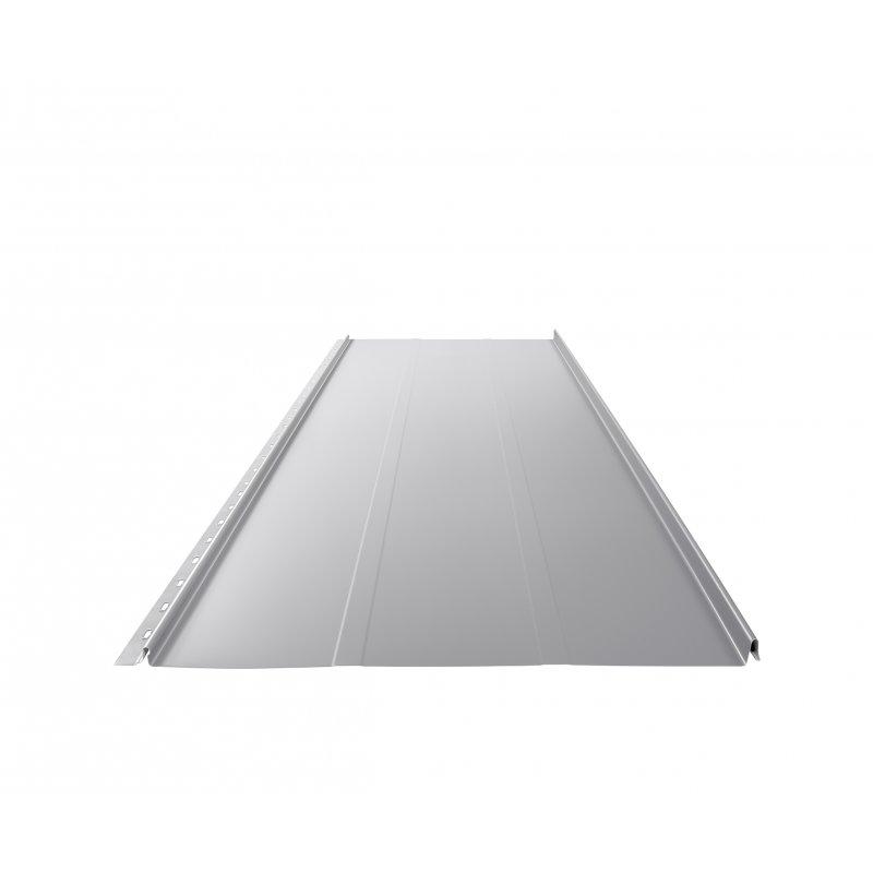 Střešní panel CLICK 515 T25  - Pozink lakovaný  - Bílo hliníková  -  Obrázek