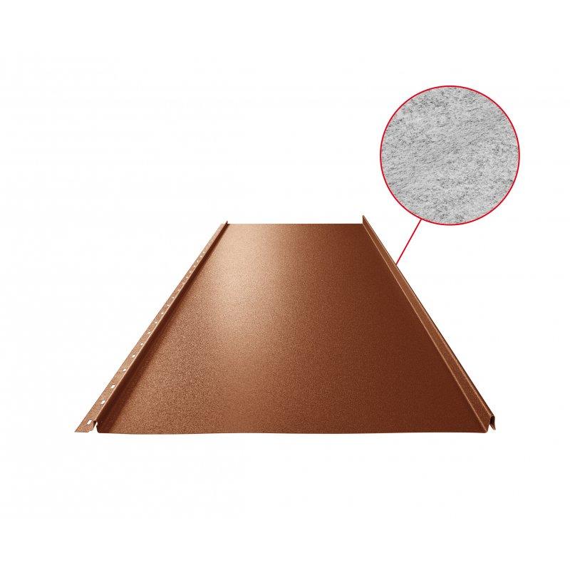 Střešní panel CLICK 515 PSQ  - Pozink lakovaný
MATT  - Měděno hnědá MATT  -  Obrázek