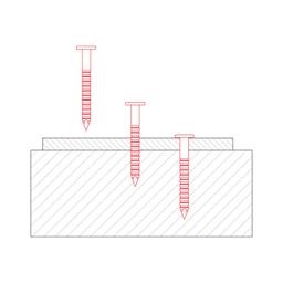Hřebík lepenkový konvexní - Pozink - Natur - Obrázek 3