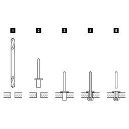 Nýt trhací vodotěsný  - Měď  - Natur  -  Obrázek 3