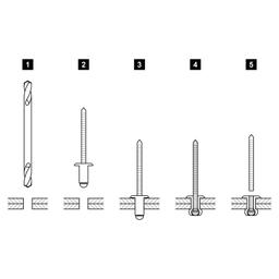 Nýt trhací  - Nerez  - A2/A2  -  Obrázek 3